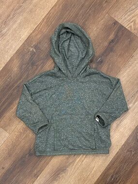 Easy Peasy Green Hoodie Top Play Comfy Lounge Outfit Fall 12m